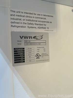 Freezer VWR MFV-20