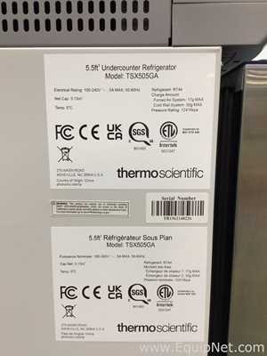 Thermo Scientific TSX505GA High-Performance Undercounter Refrigerator