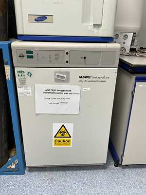 Nuaire NU-5510E DHD Autoflow CO2 Air Jacketed Incubator