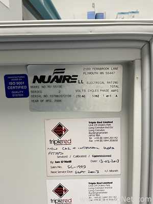 Nuaire NU-5510E DHD Autoflow CO2 Air Jacketed Incubator