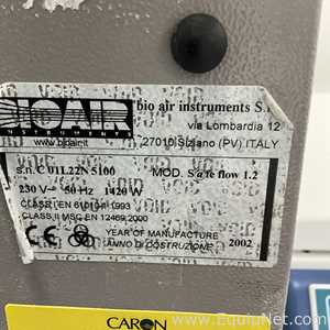 Cabina de Seguridad Biológica BioAir Safeflow 1.2