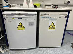 Hotpoint RZA30P Undercounter Freezer and Labcold RLPR05042A Undercounter Refrigerator