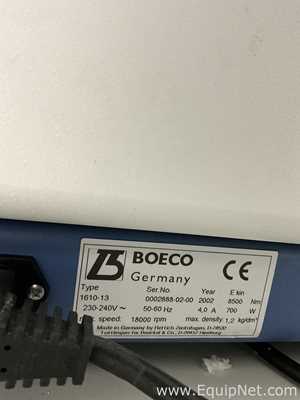 Boeco Germany U-32R Laboratory Centrifuge