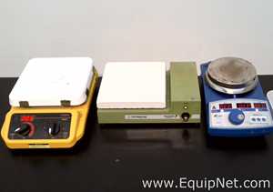 Lot of Stirrers and Stirring Hot Plates