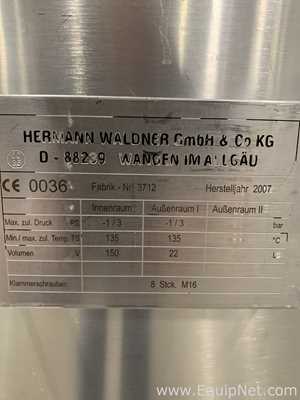 Tanque Hermann Waldner GmbH Requisitos de aire 150 L