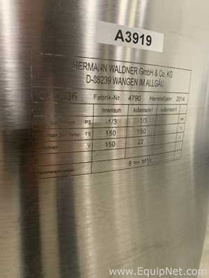 Tanque Hermann Waldner GmbH Requisitos de Ar 150 L