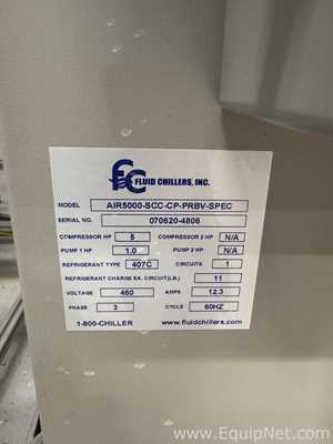 Fluid Chillers Inc. AIR500-SCC-CP-PRBV-SPEC Air-Cooled Water Chiller