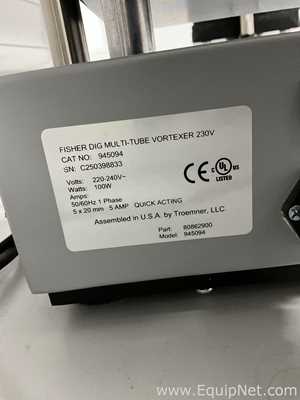 Agitador Fisher Scientific Multi-Tube Vortexer