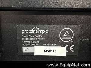 Protein Simple Simple Western Peggy Sue Automated Western Blot System With Auxiliary Module