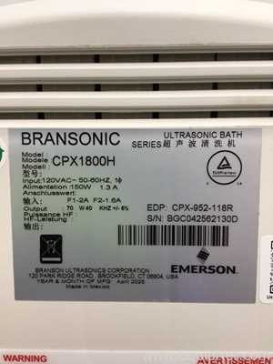 Branson CPX1800H Digital Heated Ultrasonic Cleaner