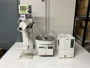Buchi Labortechnik AG R-100 Evaporator With B-100 Heating Bath V-700 Vacuum Pump and V-850 Interface