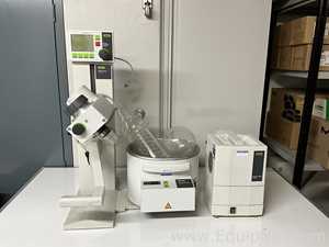 Buchi Labortechnik AG R-100 Evaporator With B-100 Heating Bath V-700 Vacuum Pump and V-850 Interface