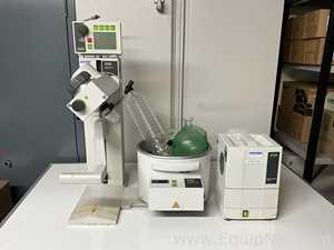 Buchi Labortechnik AG R-100 Evaporator With B-100 Heating Bath V-700 Vacuum Pump and V-850 Interface