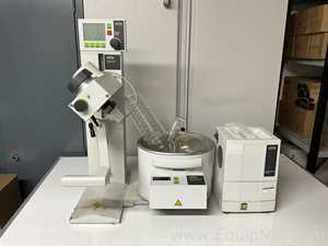 Buchi Labortechnik AG R-100 Evaporator With B-100 Heating Bath V-700 Vacuum Pump and V-850 Interface