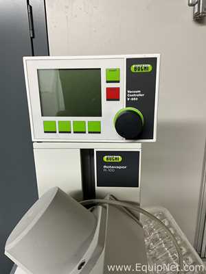 Buchi Labortechnik AG R-100 Evaporator With B-100 Heating Bath V-700 Vacuum Pump and V-850 Interface