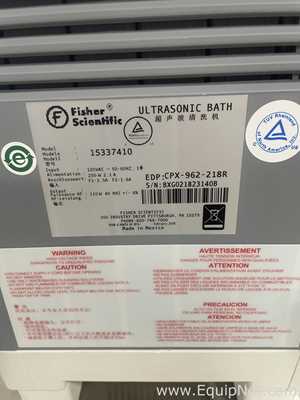 Fisher Scientific Fisherbrand Ultrasonic Bath