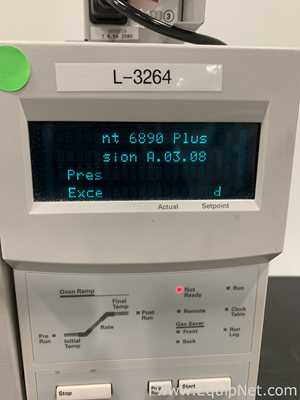 Hewlett Packard 6890 Gas Chromatograph with Sample Tray