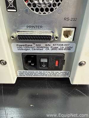 Lot of Invitrogen PowerEase 500 and Bio-Rad Power Pac Basic Power Supplies With Buffer Tanks
