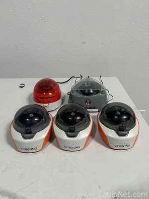 Lot of 5 Mini Laboratory Centrifuges