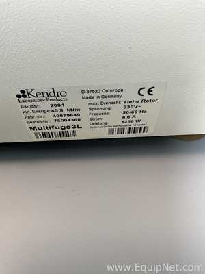 Centrífuga para Laboratórios Kendro Laboratory Products Multifuge 3L