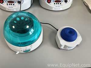 Tecan Sci Spin Mini Centrifuge and Fisher Scientific Mini Vortex Mixer