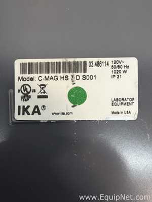 Lot of IKA C-Mag HS 7 Digital Hot Plate Stirrer and VWR 12365-380 620-S Analog Stirrer