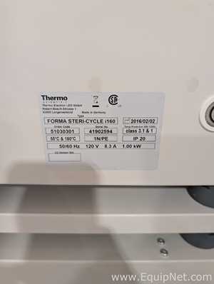 Lot of 2 Thermo Scientific Forma Steri-Cycle i160 Double Stack Incubators
