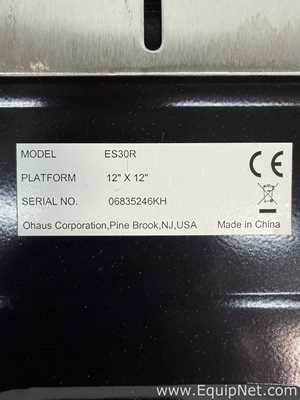 Lot of Ohaus ES30R and C11P20 Bench Scales