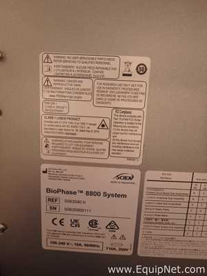 Sciex BioPhase 8800 System Capillary Electrophoresis System