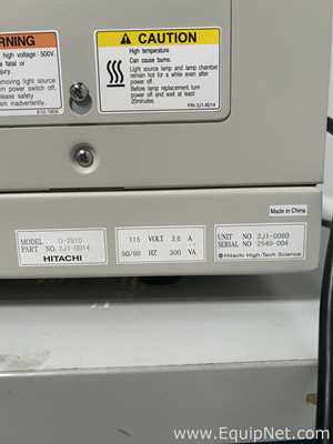 Espectrofotómetro Hitachi U-2910