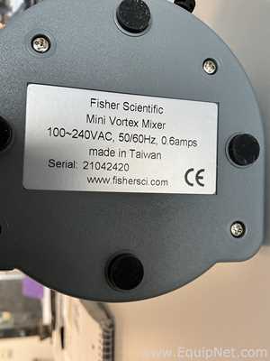 Sci Spin Mini Centrifuge and Fisher Scientific Mini Vortex Mixer
