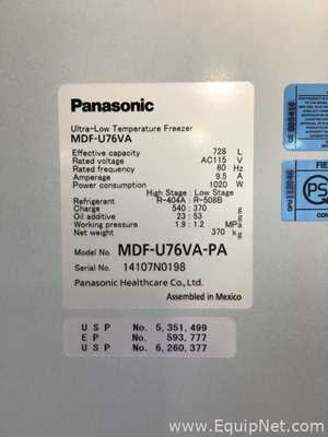 Congelador Panasonic MDF-U76VA-PA