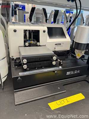 BioTek Instruments 405TSUVS Microplate Washer With Vacuum Pump And BioStack 4 Microplate Stacker
