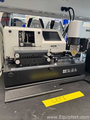 BioTek Instruments 405TSUVS Microplate Washer With Vacuum Pump And BioStack 4 Microplate Stacker