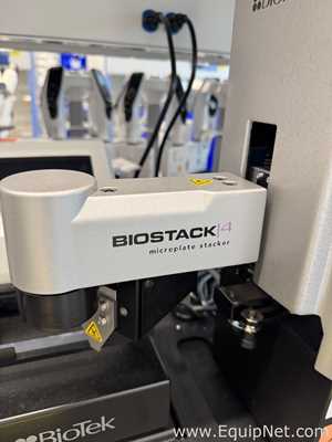 BioTek Instruments 405TSUVS Microplate Washer With Vacuum Pump And BioStack 4 Microplate Stacker