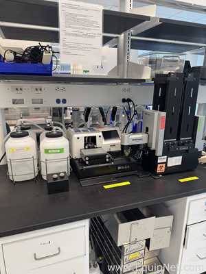 BioTek Instruments 405TSUVS Microplate Washer With Vacuum Pump And BioStack 4 Microplate Stacker
