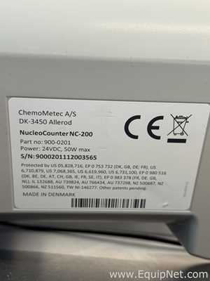 Chemometec NucleoCounter NC-200 Cell Counter