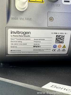 Invitrogen MPK5000 Neon Transfection System