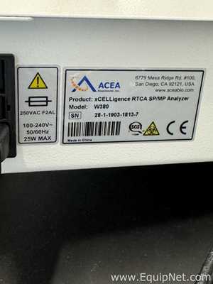 ACEA Biosciences W380 xCELLigence RTCA SP/MP Analyzer with RTCA MP Station