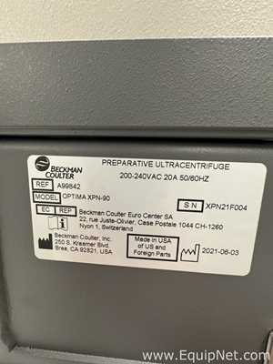 Beckman Coulter Optima XPN-90 Preparative Ultracentrifuge