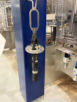 Krones Sleevematic Can Labeler with Checkmat Label Inspection and Shrinkmat Steam Tunnel