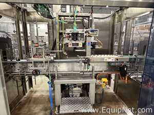 Krones Sleevematic Can Labeler with Checkmat Label Inspection and Shrinkmat Steam Tunnel