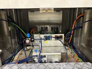 Krones Sleevematic Can Labeler with Checkmat Label Inspection and Shrinkmat Steam Tunnel