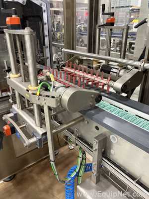 Krones Sleevematic Can Labeler with Checkmat Label Inspection and Shrinkmat Steam Tunnel