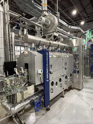 Krones Sleevematic Can Labeler with Checkmat Label Inspection and Shrinkmat Steam Tunnel