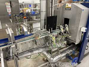 Krones Sleevematic Can Labeler with Checkmat Label Inspection and Shrinkmat Steam Tunnel
