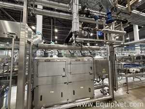 Krones Sleevematic Can Labeler with Checkmat Label Inspection and Shrinkmat Steam Tunnel