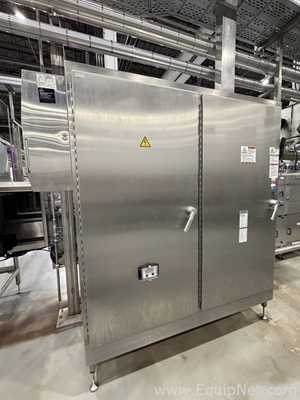 Krones Sleevematic Can Labeler with Checkmat Label Inspection and Shrinkmat Steam Tunnel