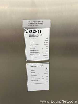 Krones Sleevematic Can Labeler with Checkmat Label Inspection and Shrinkmat Steam Tunnel