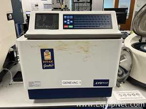 GeneVac HT-4X Centrifugal Evaporator with Edwards XDS5 Vacuum Pump